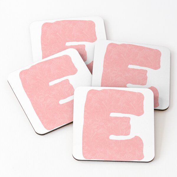 Item preview, Letter with floral art Pink - E designed and sold by LosMana.