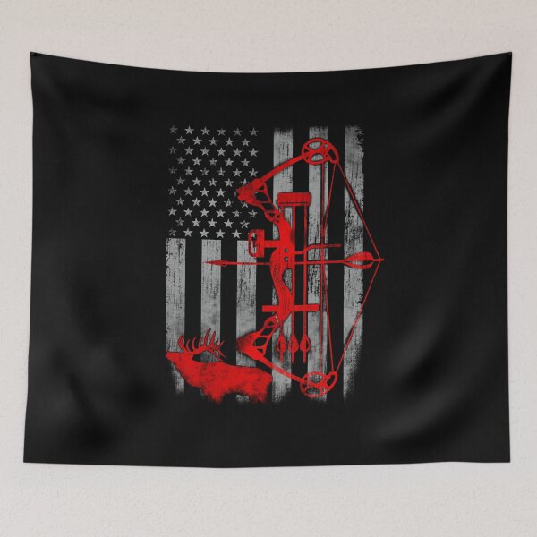 Item preview, Bow Deer hunting flag Archery designed and sold by taaddison50.