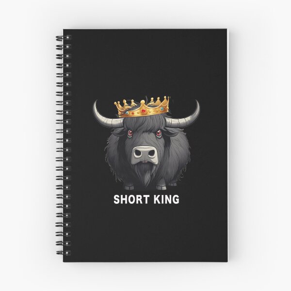 Item preview, Short King, Yak, Funny Cartoon designed and sold by Burn-Ego.