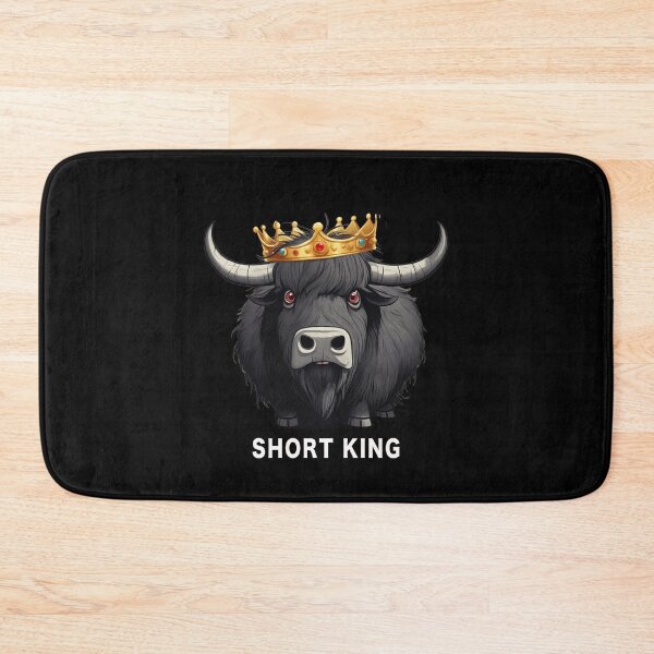 Item preview, Short King, Yak, Funny Cartoon designed and sold by Burn-Ego.