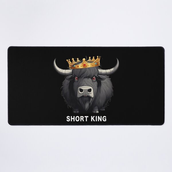 Item preview, Short King, Yak, Funny Cartoon designed and sold by Burn-Ego.