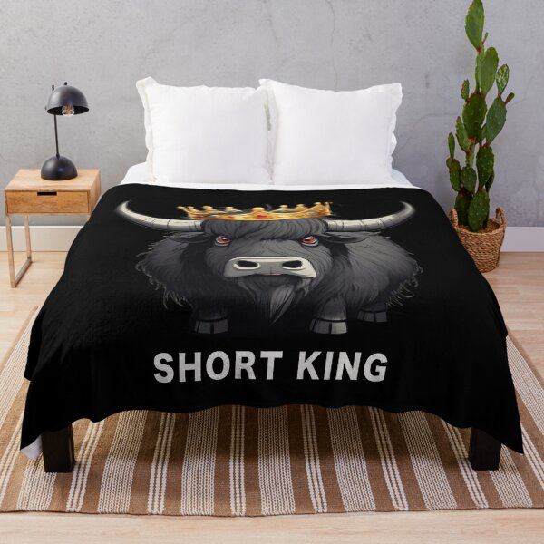 Item preview, Short King, Yak, Funny Cartoon designed and sold by Burn-Ego.