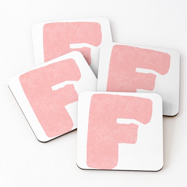 Item preview, Letter with floral art Pink - F designed and sold by LosMana.