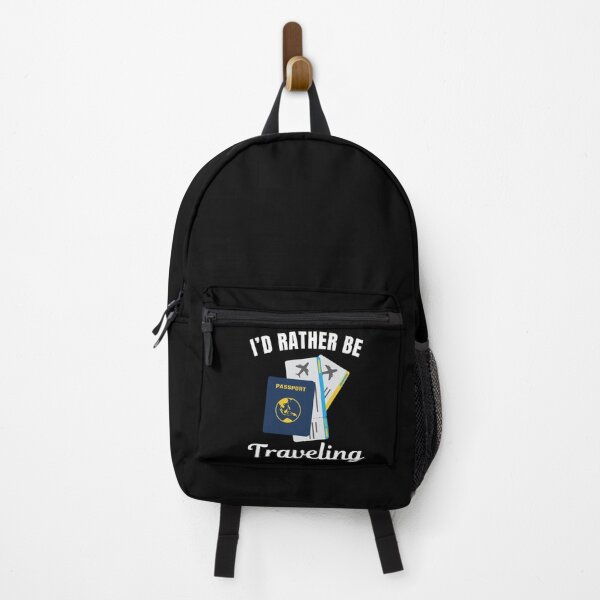 Item preview, I'd rather be traveling, funny traveling lovers saying  designed and sold by NBSStore.
