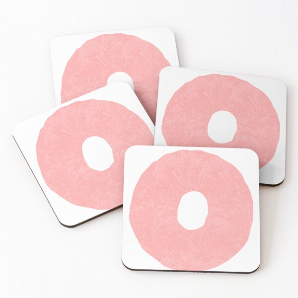 Item preview, Letter with floral art Pink - O designed and sold by LosMana.