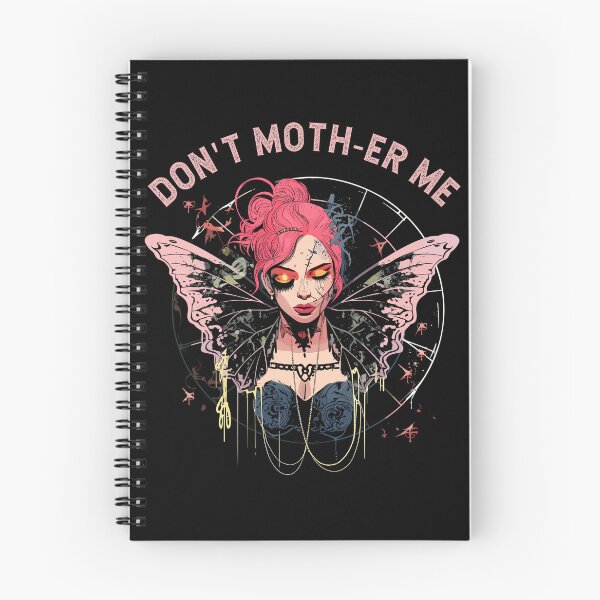 Item preview, Girl With Moth Wings Dont Moth Er Me Gothic Street Styled designed and sold by CosyTeal.