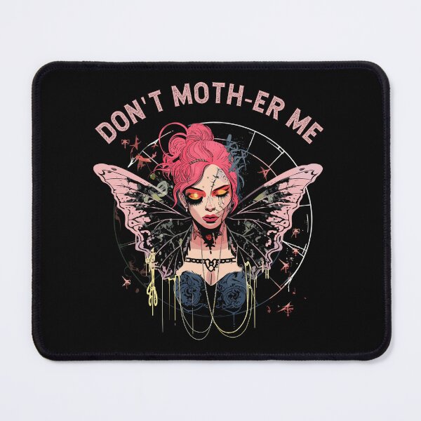 Item preview, Girl With Moth Wings Dont Moth Er Me Gothic Street Styled designed and sold by CosyTeal.