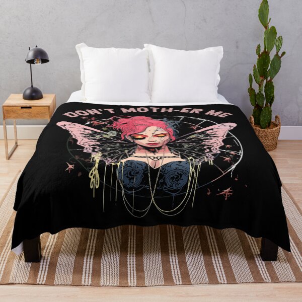 Item preview, Girl With Moth Wings Dont Moth Er Me Gothic Street Styled designed and sold by CosyTeal.