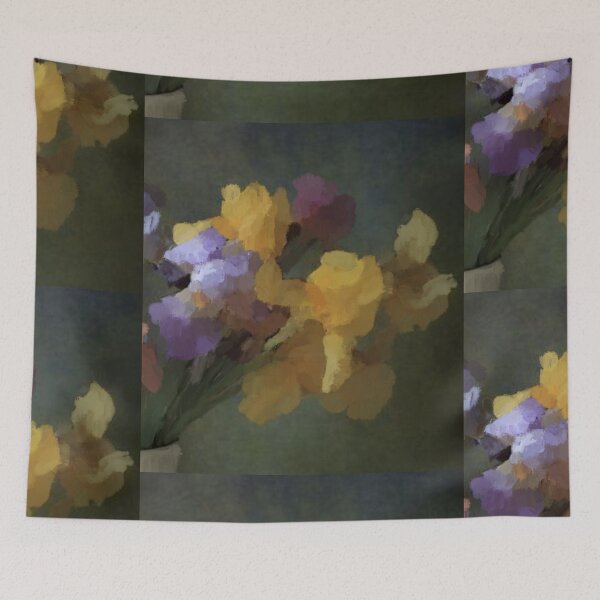 Item preview, Bearded Irises designed and sold by Flowersonstuff.