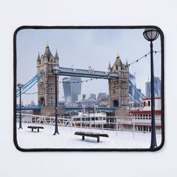 Item preview, Tower Bridge in snow designed and sold by Tadas Svetikas.