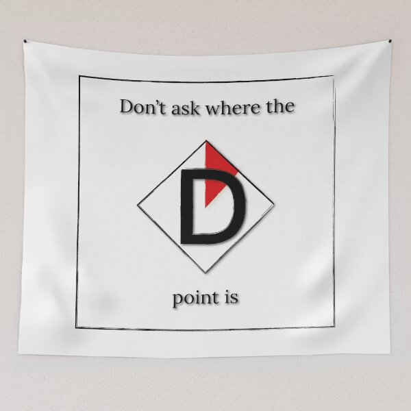 Item preview, Where the D point is? designed and sold by WhatTunder.
