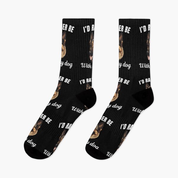 Item preview, I'd rather be with my dog, funny German Shepherd or gsd breed owners or lovers saying  designed and sold by NBSStore.