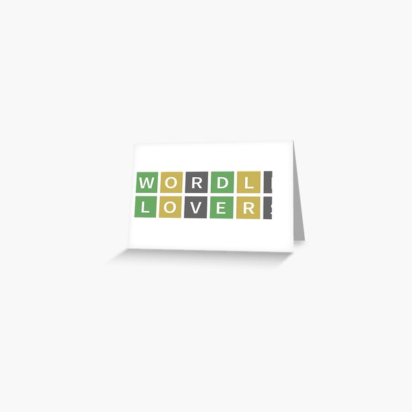 Vista previa del artículo con la obra «Amantes de Wordle», diseñado y vendido por sheelatewatia.