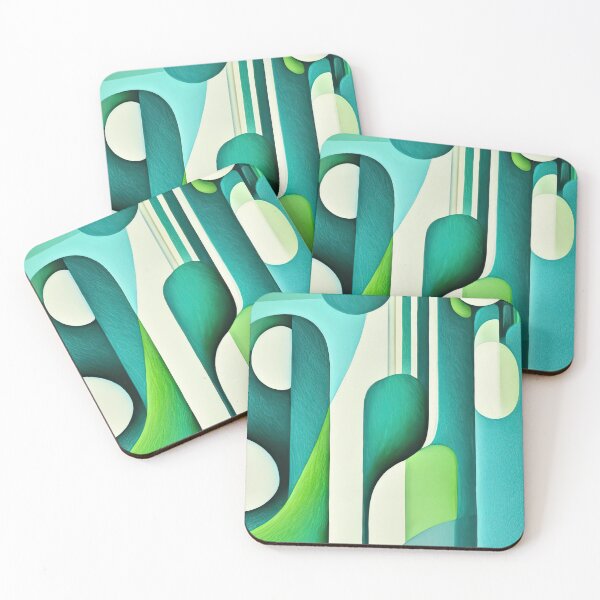 Item preview, Vintage Green Shades Minimalist Retro Design for Timeless Elegance designed and sold by joyfulcow.