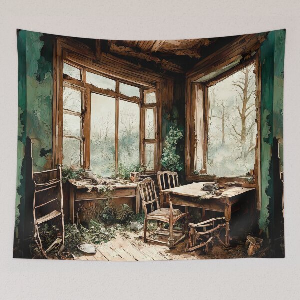Item preview, Room In An Abandoned House designed and sold by LanaGustavsson.
