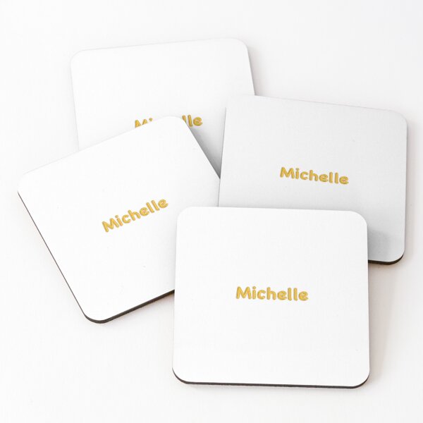 Item preview, Golden Balloon Michelle Name Label  designed and sold by NormadWorld.