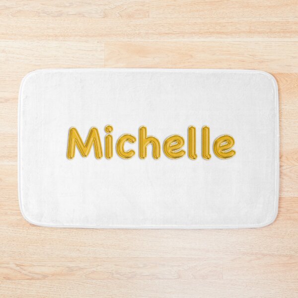 Item preview, Golden Balloon Michelle Name Label  designed and sold by NormadWorld.