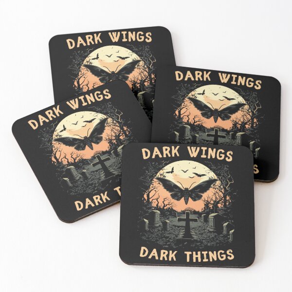 Item preview, Moth Over A Graveyard Dark Wings Gothic Styled designed and sold by CosyTeal.