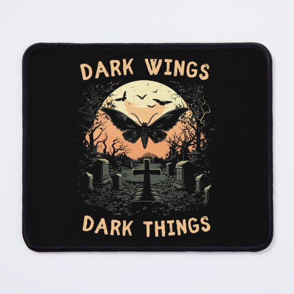 Item preview, Moth Over A Graveyard Dark Wings Gothic Styled designed and sold by CosyTeal.