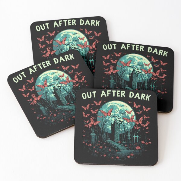 Item preview, Moth Over A Graveyard Out After Dark Gothic Styled designed and sold by CosyTeal.