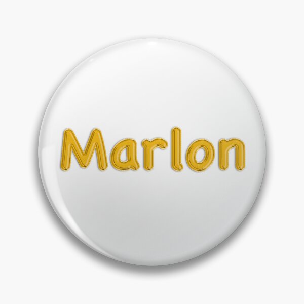 Item preview, Golden Balloon Marlon Name Label designed and sold by NormadWorld.