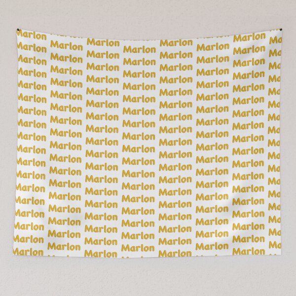Item preview, Golden Balloon Marlon Name Label designed and sold by NormadWorld.