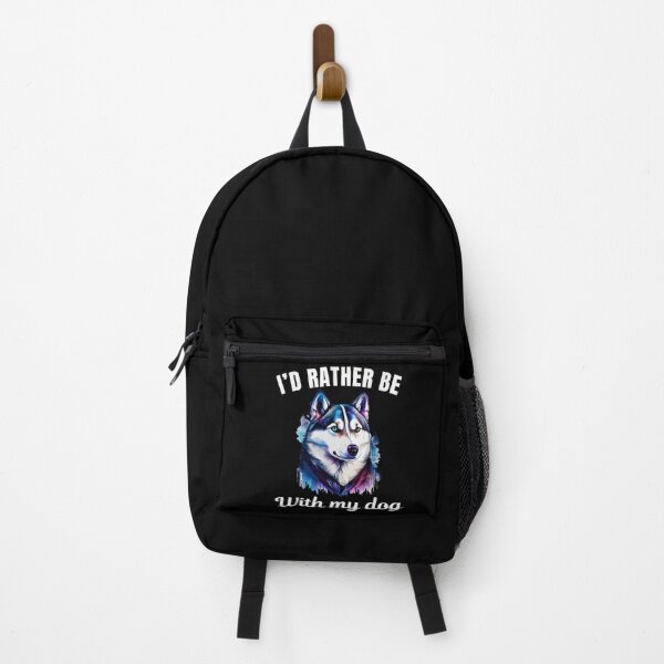 Item preview, I'd rather be with my dog, funny Siberian Husky breed owners or lovers saying  designed and sold by NBSStore.