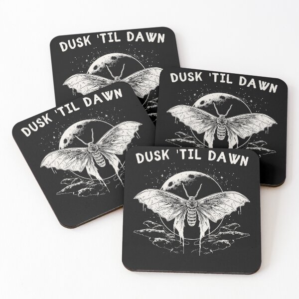Item preview, Moth With Cobweb Wings And Moon Dusk Till Dawn Gothic Styled designed and sold by CosyTeal.