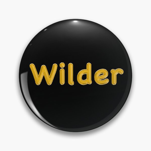 Item preview, Golden Balloon Wilder Name Label (Black) designed and sold by NormadWorld.
