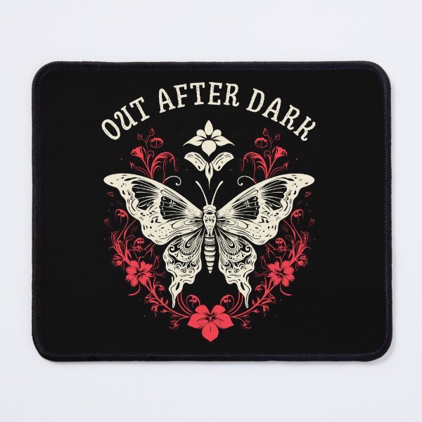 Item preview, Moth With Flowers Out After Dark Gothic Styled designed and sold by CosyTeal.