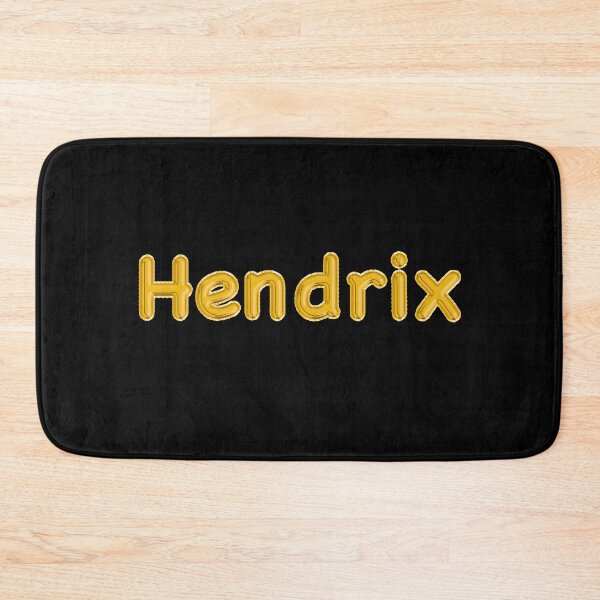 Item preview, Golden Balloon Hendrix Name Label (Black) designed and sold by NormadWorld.