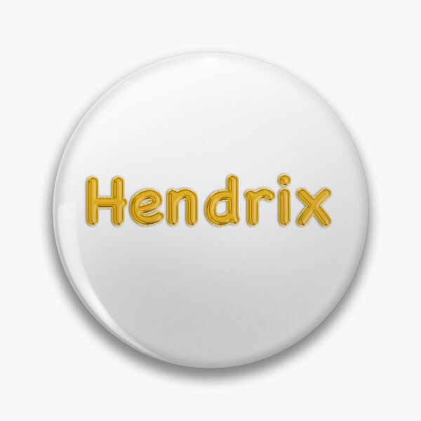 Item preview, Golden Balloon Hendrix Name Label  designed and sold by NormadWorld.