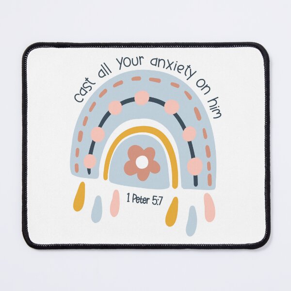 Item preview, 1 Peter 5:7 Boho Rainbow designed and sold by amazingjoy.