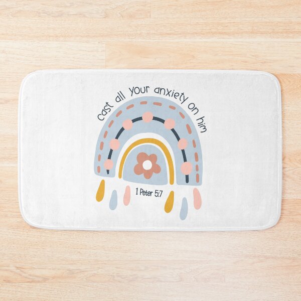 Item preview, 1 Peter 5:7 Boho Rainbow designed and sold by amazingjoy.