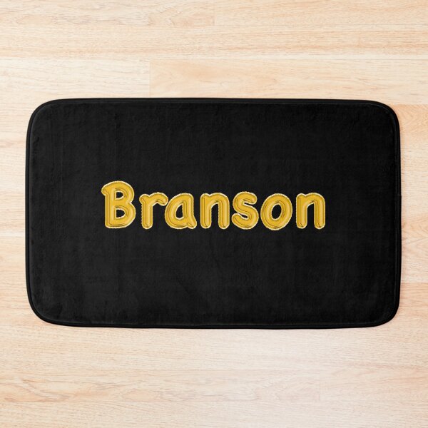 Item preview, Golden Balloon Branson Name Label (Black) designed and sold by NormadWorld.