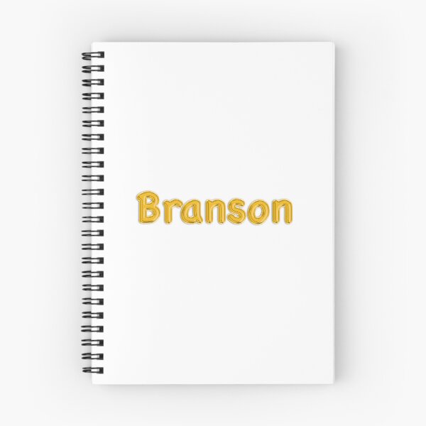 Item preview, Etiqueta Para Nombre Branson Globo Dorado designed and sold by NormadWorld.