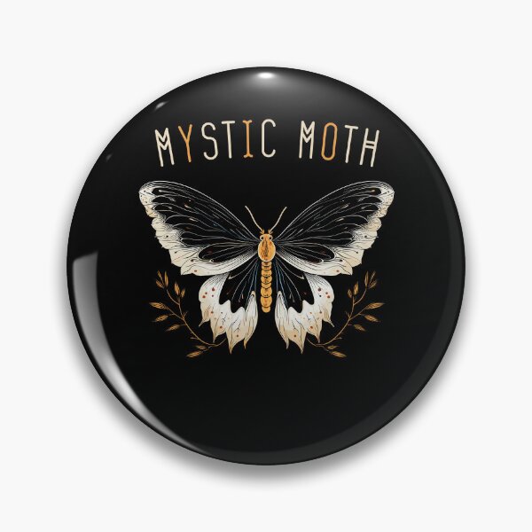 Item preview, Moth With Raven Feather Wings Mystic Moth Gothic Styled designed and sold by CosyTeal.