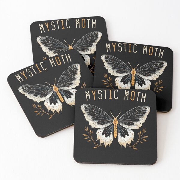 Item preview, Moth With Raven Feather Wings Mystic Moth Gothic Styled designed and sold by CosyTeal.