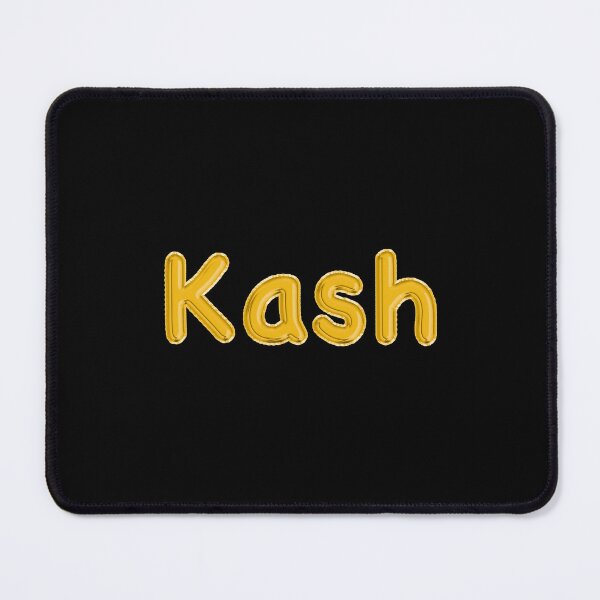 Item preview, Golden Balloon Kash Name Label (Black) designed and sold by NormadWorld.