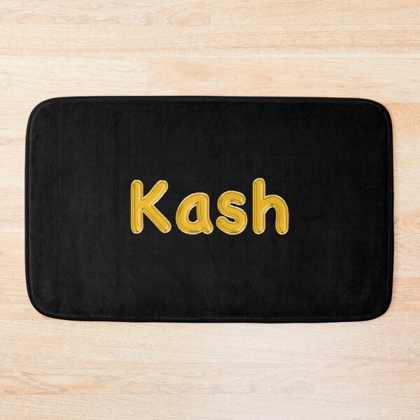 Item preview, Golden Balloon Kash Name Label (Black) designed and sold by NormadWorld.