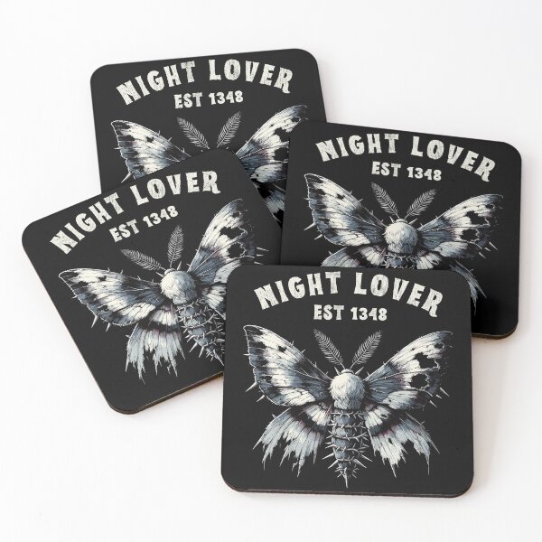 Item preview, Moth With Ripped Wings Night Lover Retro Gothic Styled designed and sold by CosyTeal.