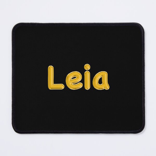 Item preview, Golden Balloon Leia Name Label (Black) designed and sold by NormadWorld.