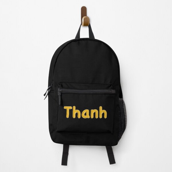 Item preview, Golden Balloon Thanh Name Label (Black) designed and sold by NormadWorld.