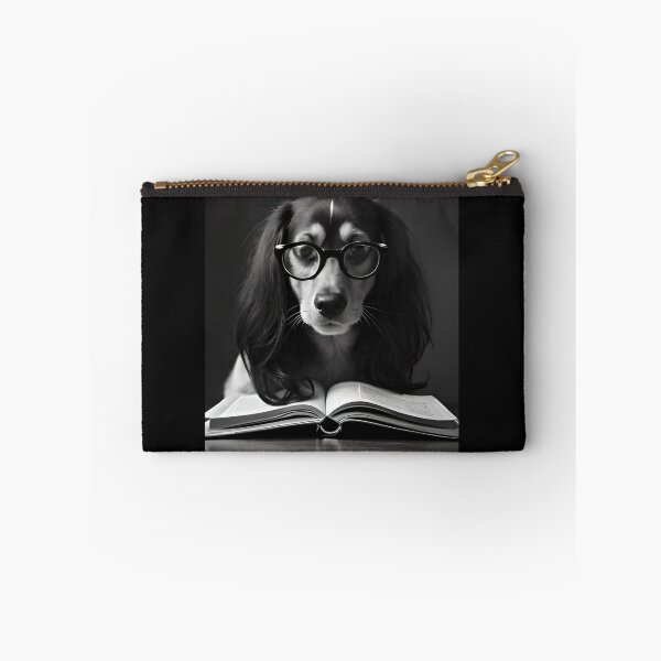 Item preview, Dachshund dog with glasses | Cute Dachshund dog | Dog Reader designed and sold by GemaDesings.