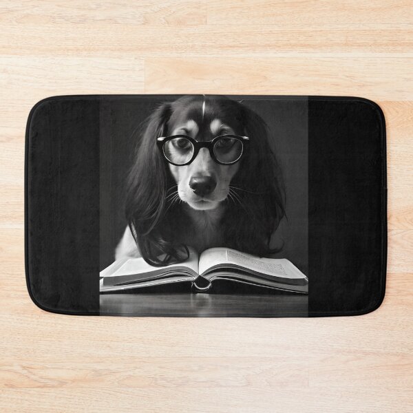 Item preview, Dachshund dog with glasses | Cute Dachshund dog | Dog Reader designed and sold by GemaDesings.