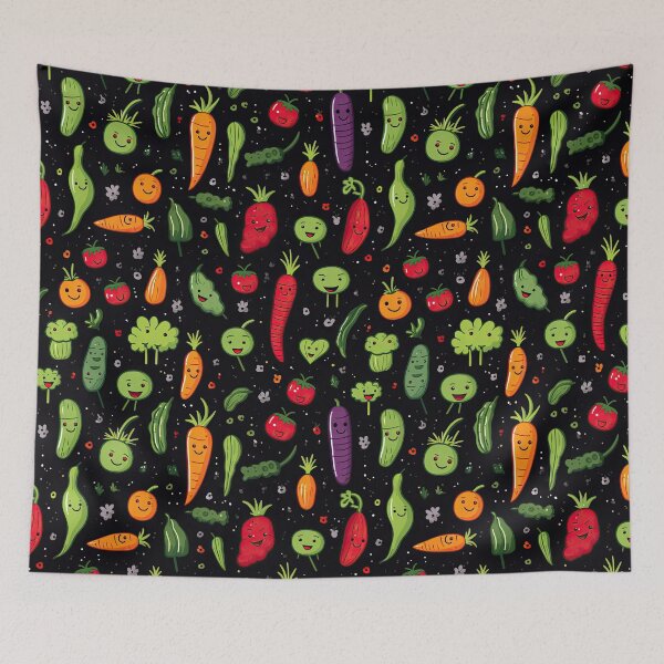 Item preview, eat your veggies pattern designed and sold by ptMaker.