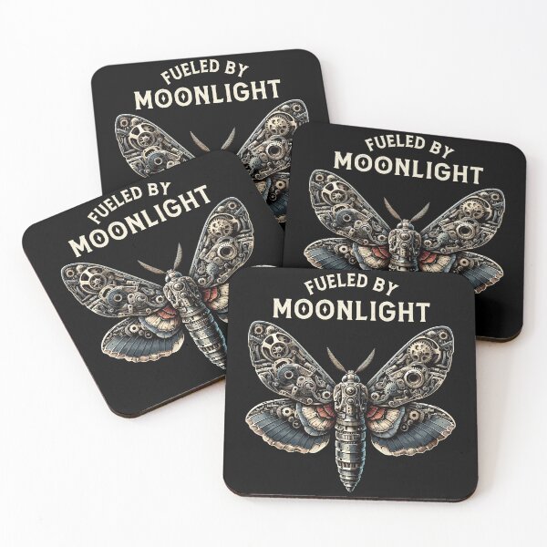 Item preview, Steampunk Moth Fueled By Moonlight Gothic Styled designed and sold by CosyTeal.