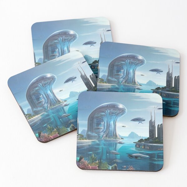 Item preview,  Futuristic Skyline designed and sold by TrustMeBroInc.