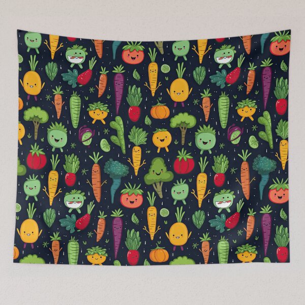 Item preview, eat your veggies pattern designed and sold by ptMaker.