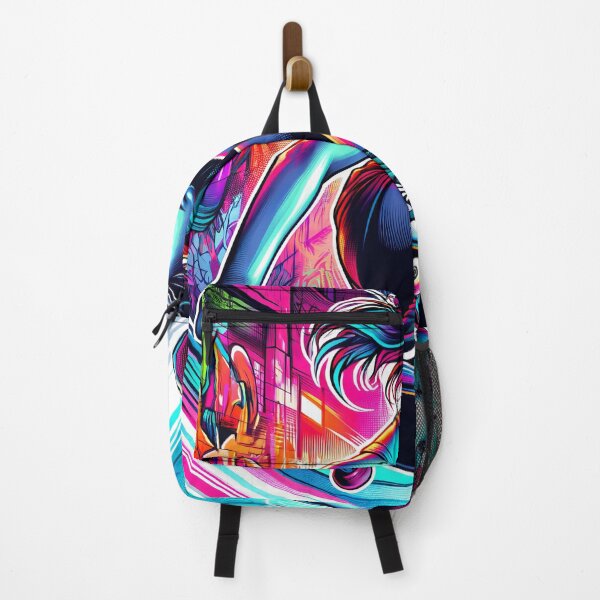 Item preview, Urban Skate Queen - Neon Street Art Series designed and sold by SrijanaByAnu.